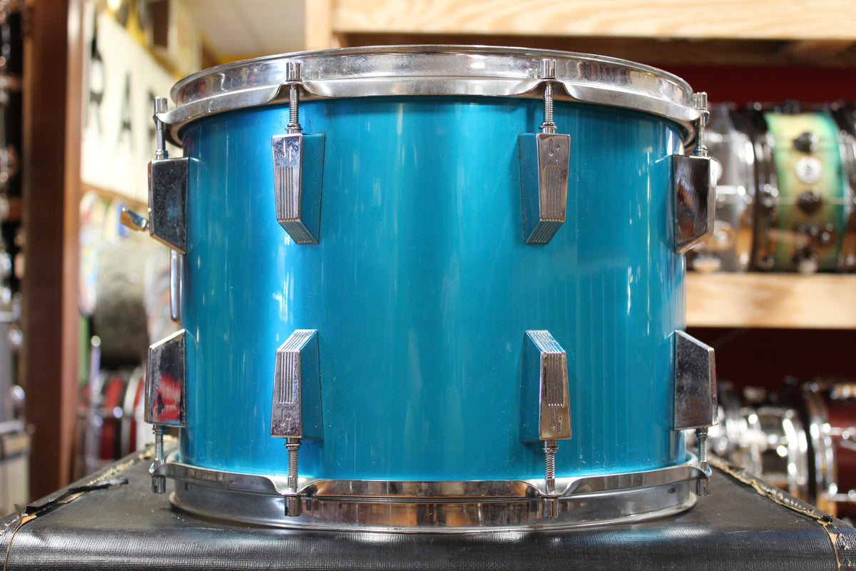 1970s Sonor Phonic Outfit in Metallic Blue 14x22 9x13 10x14 16x16
