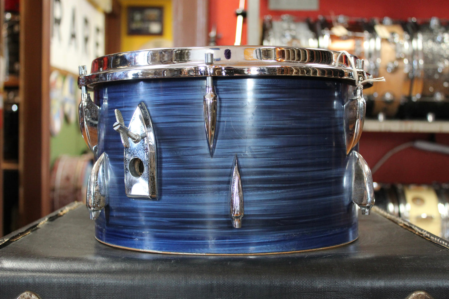 1960s Sonor New Orleans Outfit in Blue Strata 14x20 8x12 5x14
