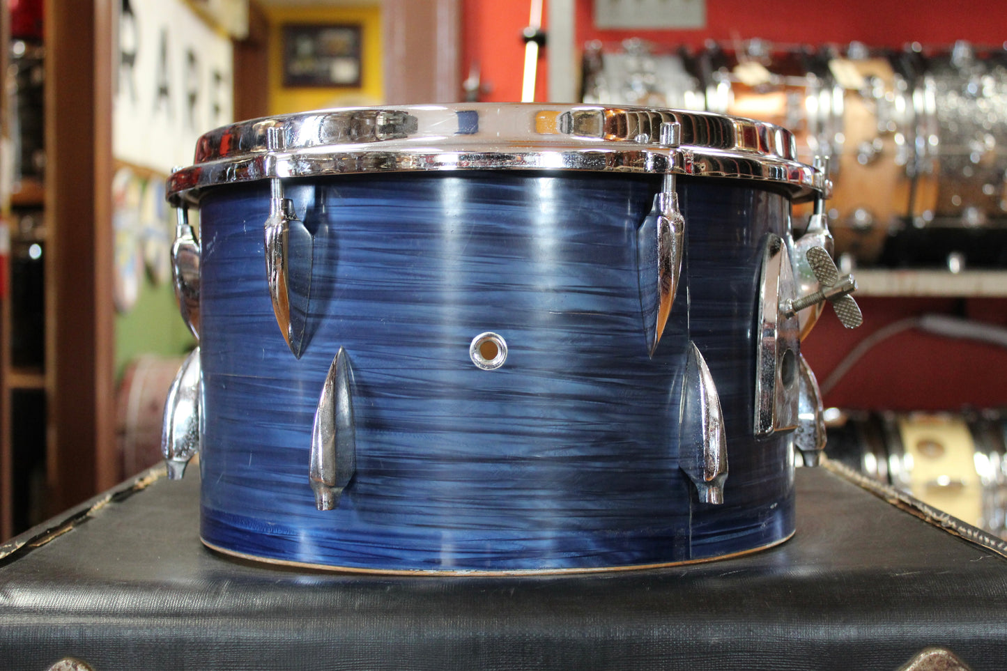 1960s Sonor New Orleans Outfit in Blue Strata 14x20 8x12 5x14