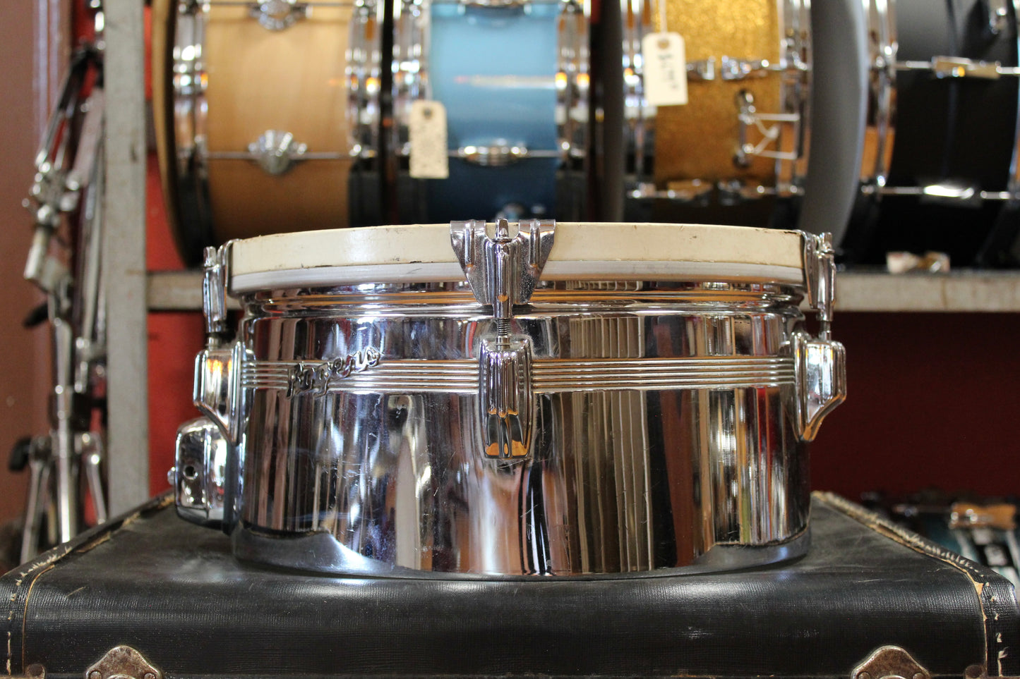 1960s Rogers 6.5"x13" and 6.5"x14" Chrome Timbales