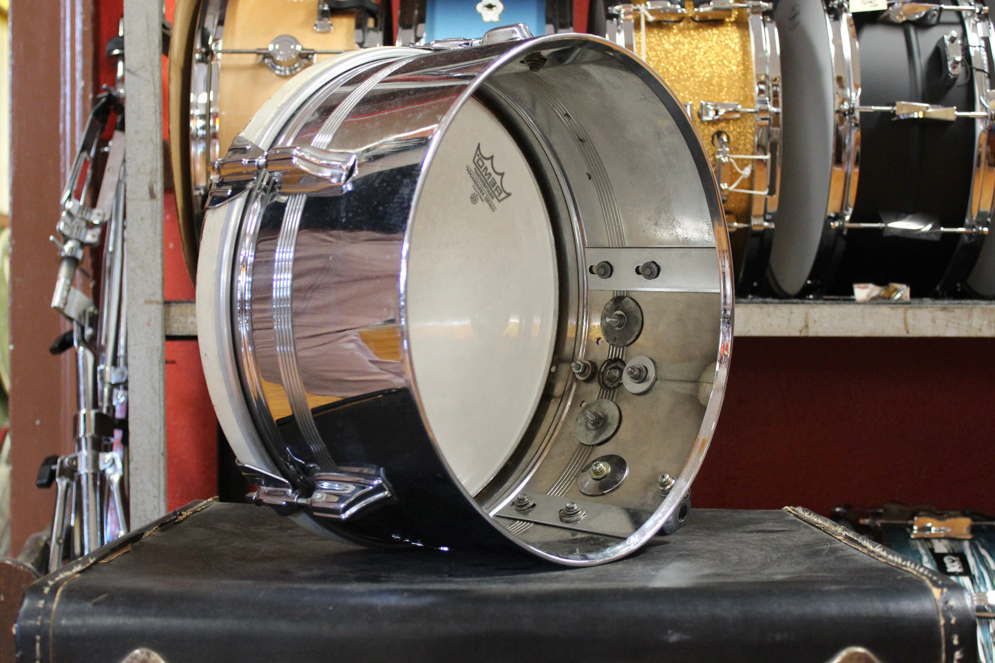 1960s Rogers 6.5"x13" and 6.5"x14" Chrome Timbales