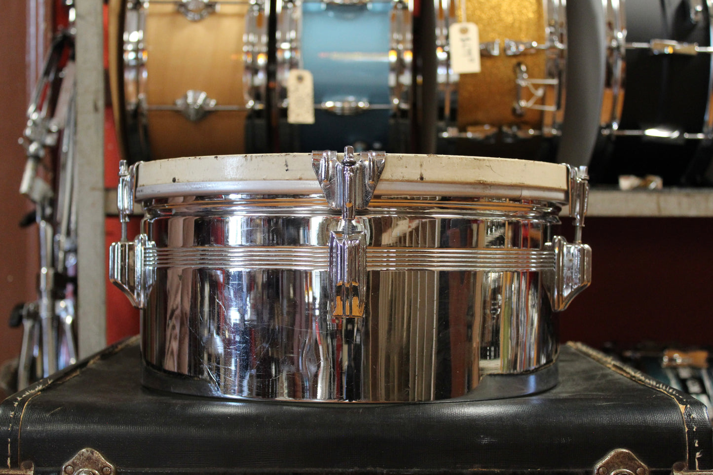 1960s Rogers 6.5"x13" and 6.5"x14" Chrome Timbales