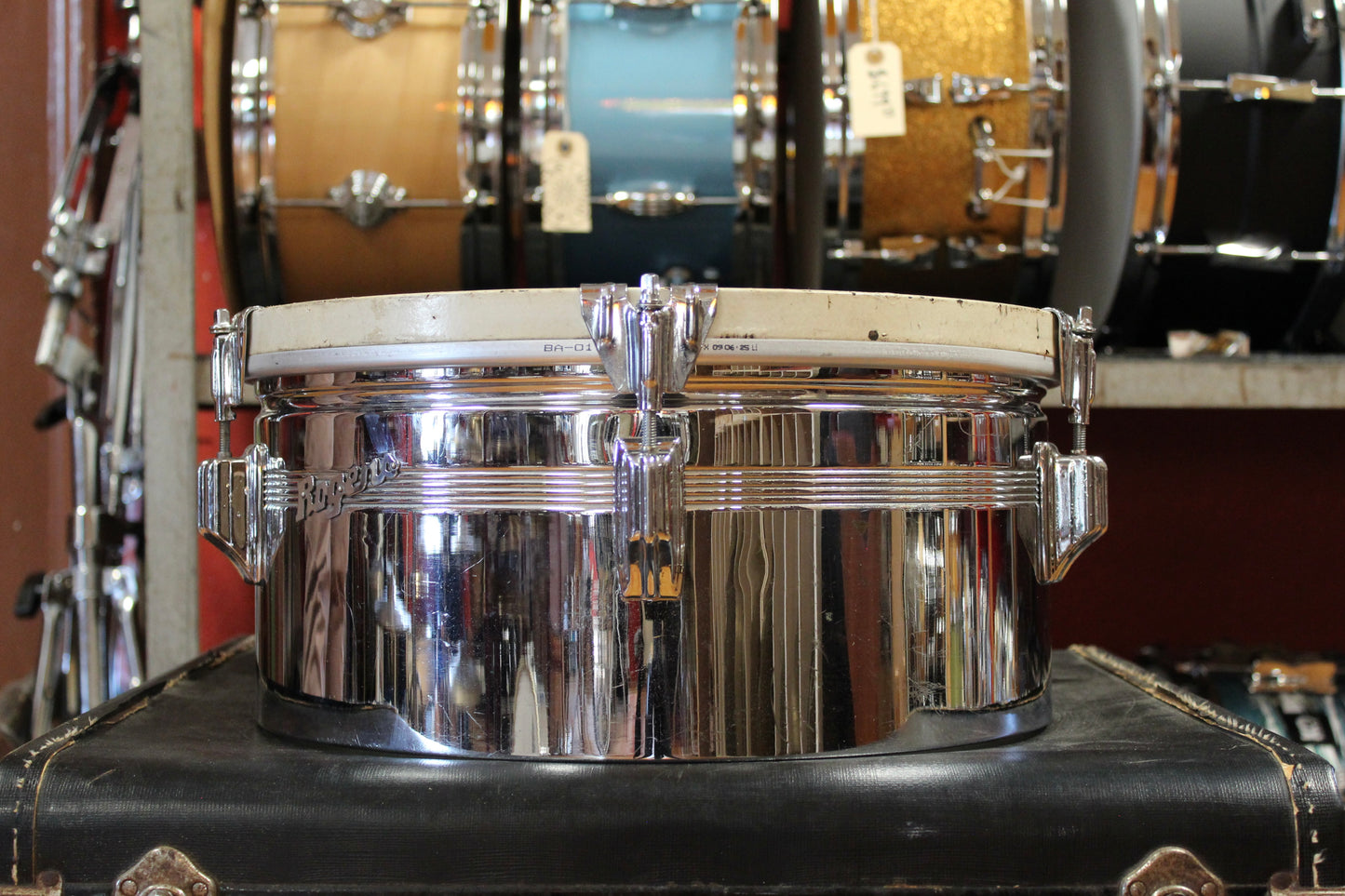 1960s Rogers 6.5"x13" and 6.5"x14" Chrome Timbales