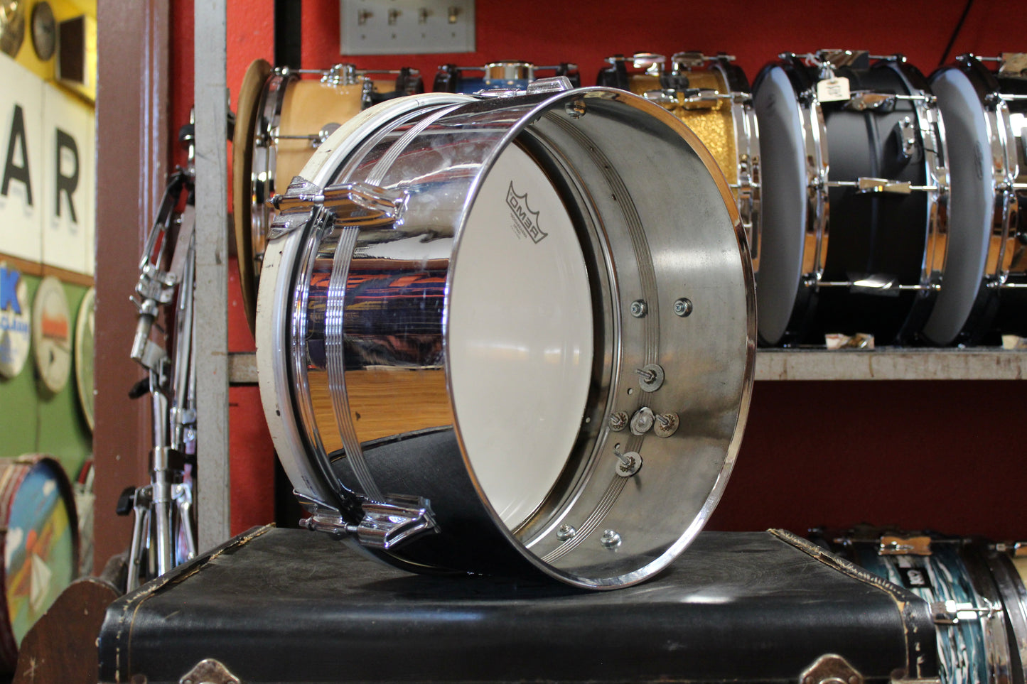 1960s Rogers 6.5"x13" and 6.5"x14" Chrome Timbales