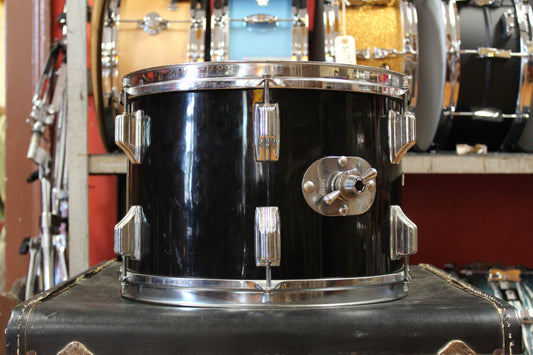 1970s Rogers 9x13 Tom in Jet Black Pearl