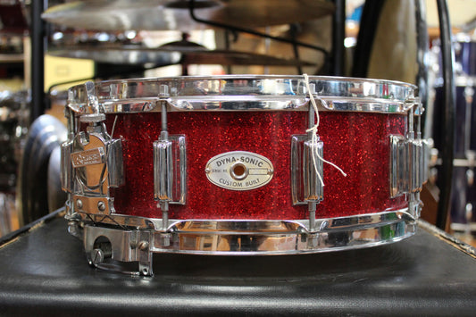 1960s Rogers 5x14 Wood Dyna-Sonic in Red Sparkle