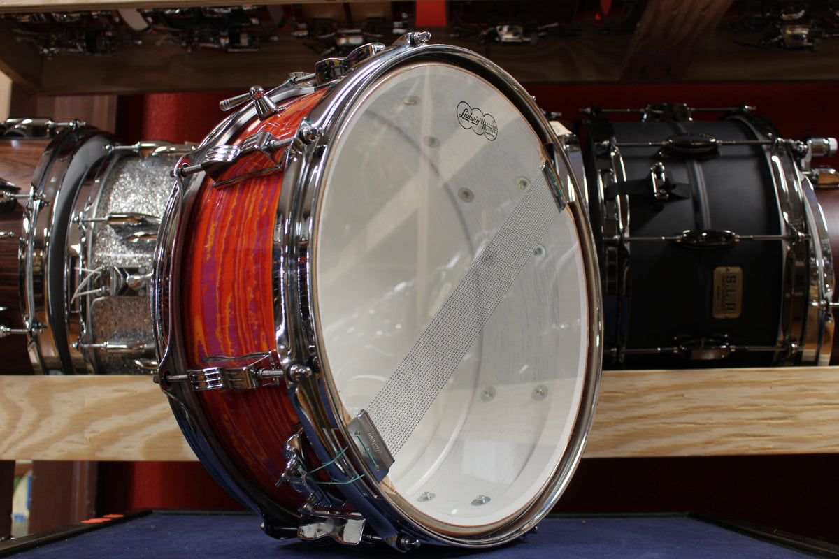 Ludwig 5x14 Legacy Series Jazz Festival Snare Drum in Mod Orange
