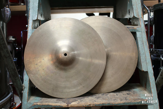 1950s UFIP 12" Hi-Hats 390/385g