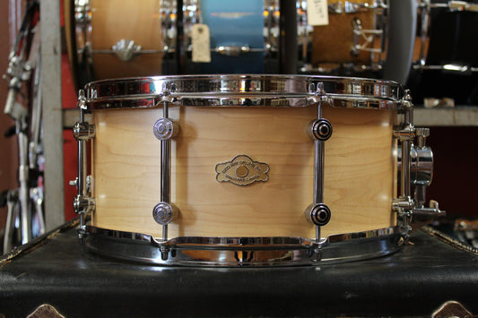 George Way 6.5x14 Advance Model Solid Shell Snare Drum in Natural Maple