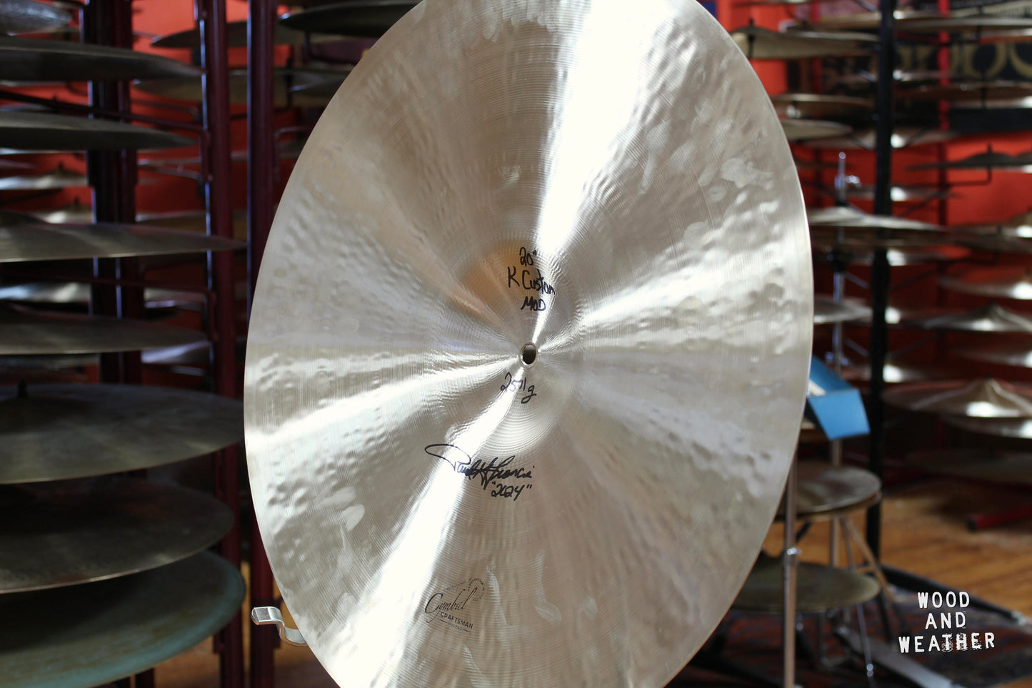 1999 Zildjian 20" K Custom Ride 2511g - Cymbal Craftsman Modified