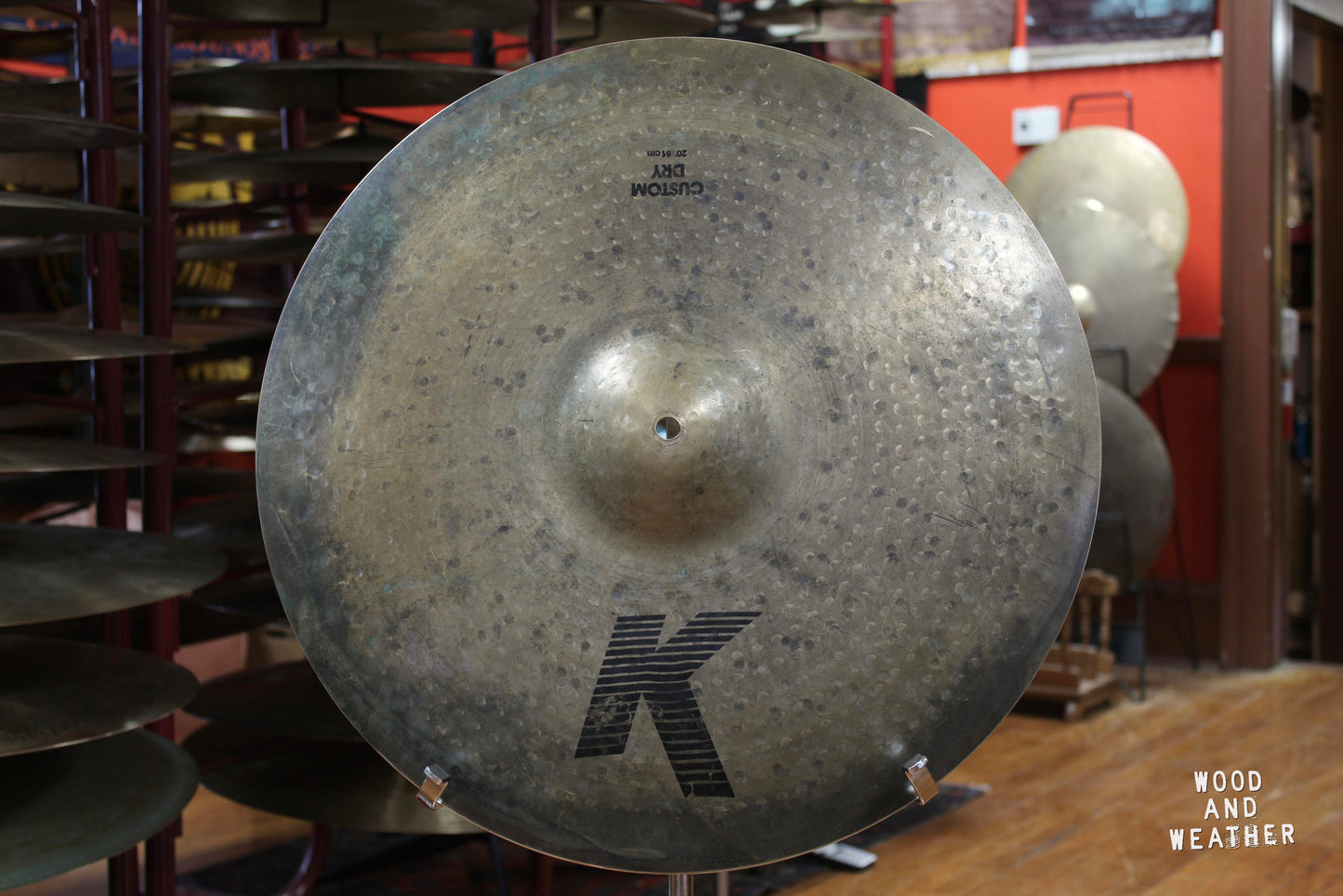 1990s Zildjian 20" K Custom Dry Ride 2892g – Cymbal Craftsman Modified