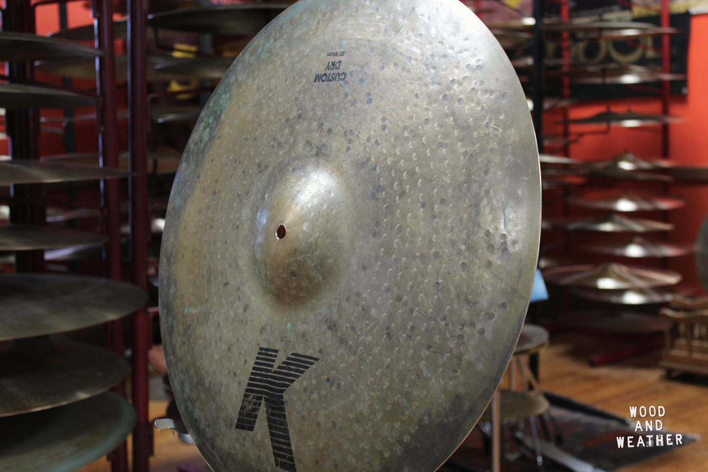 1990s Zildjian 20" K Custom Dry Ride 2892g – Cymbal Craftsman Modified