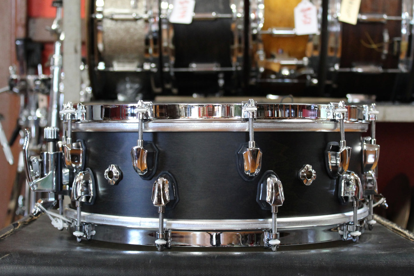 Mapex Black Panther Design Equinox 14x5 Snare Drum in Flat Black