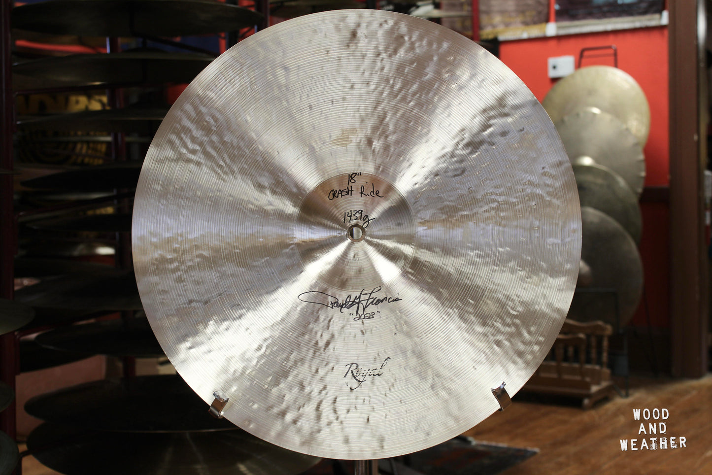 Cymbal Craftsman 18" Crash Ride 1439g