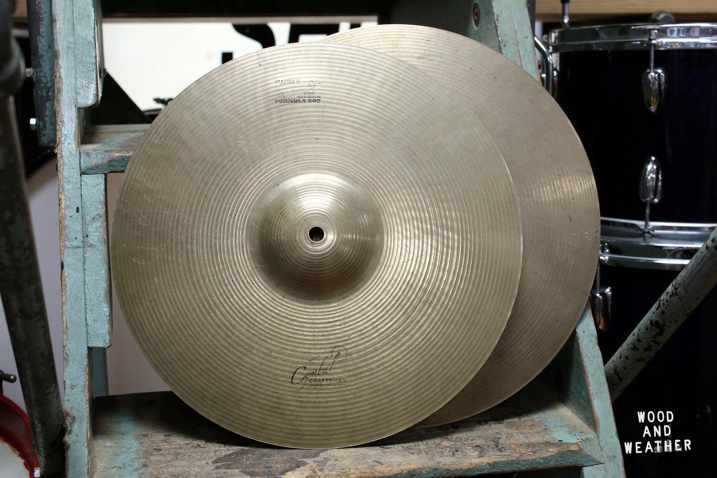 1960s Paiste 14" Formula 602 Hi-Hats 998/1038g - Cymbal Craftsman Modified