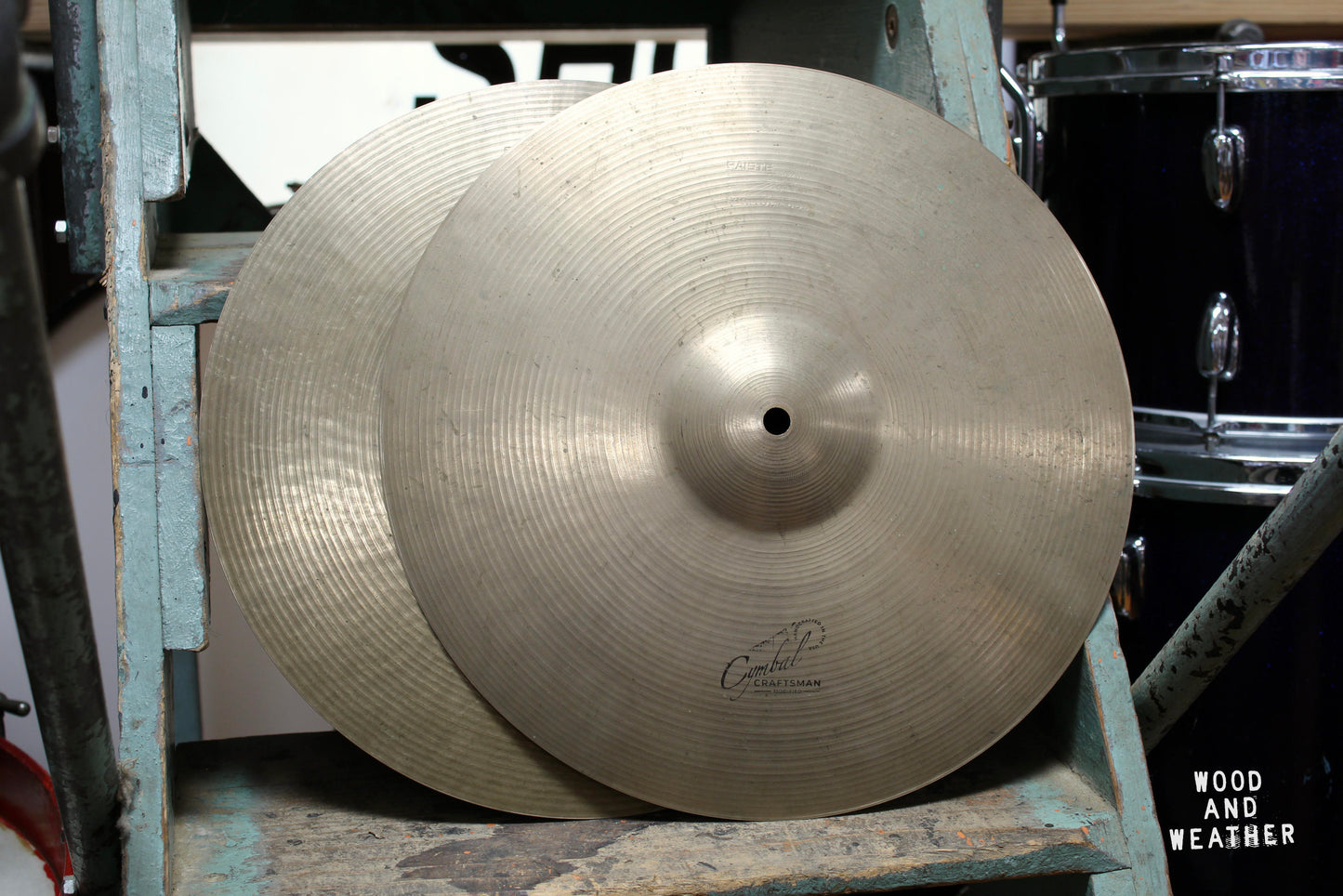 1960s Paiste 14" Formula 602 Hi-Hats 998/1038g - Cymbal Craftsman Modified