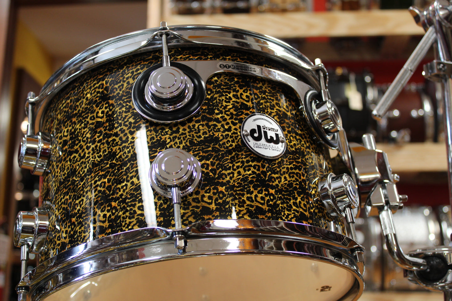 DW Collectors Series in Cheetah Finishply 14x18 8x12 14x14 6.5x14