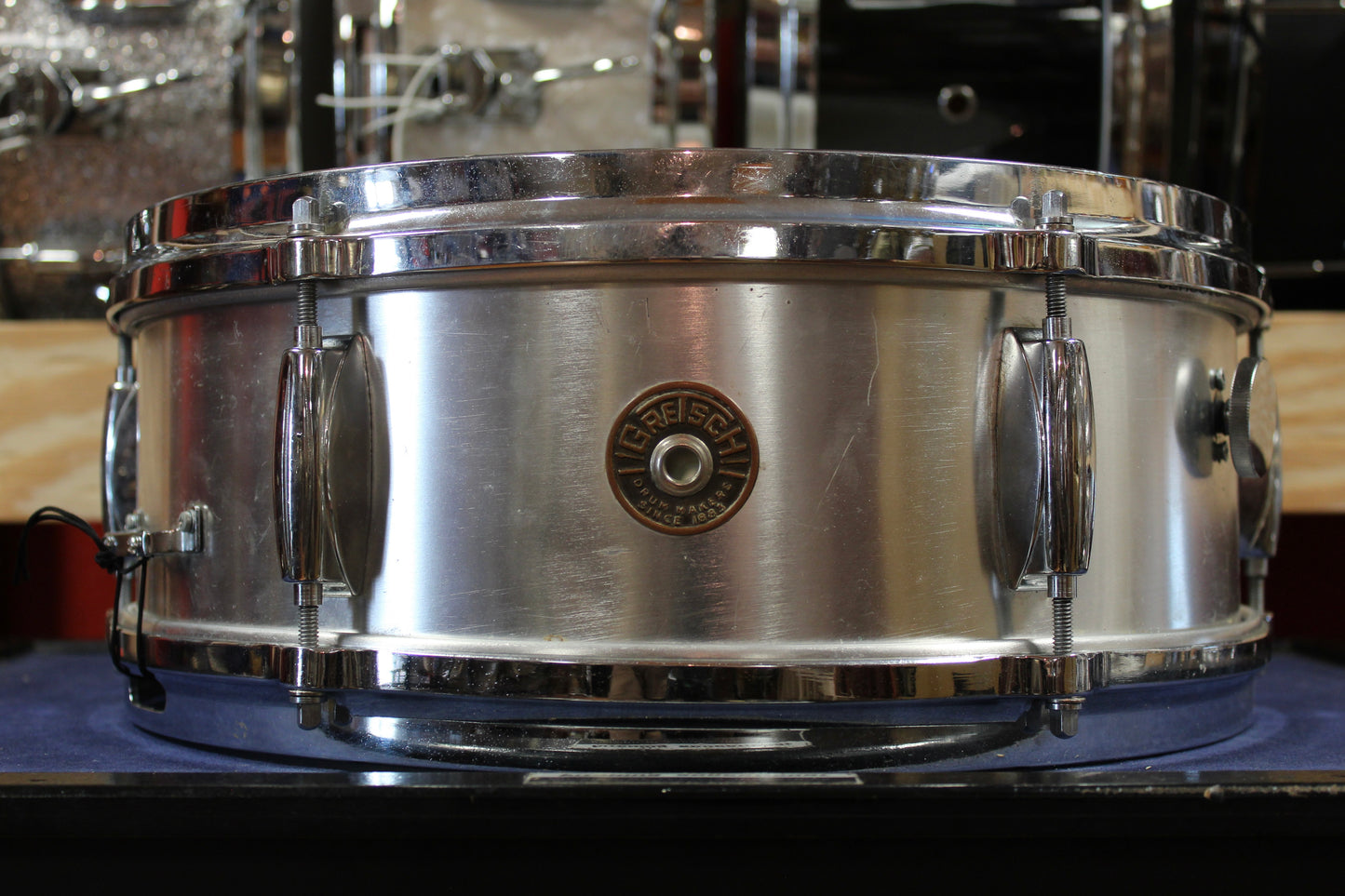 1960s Gretsch 5x14 4105 Aluminum Snare Drum