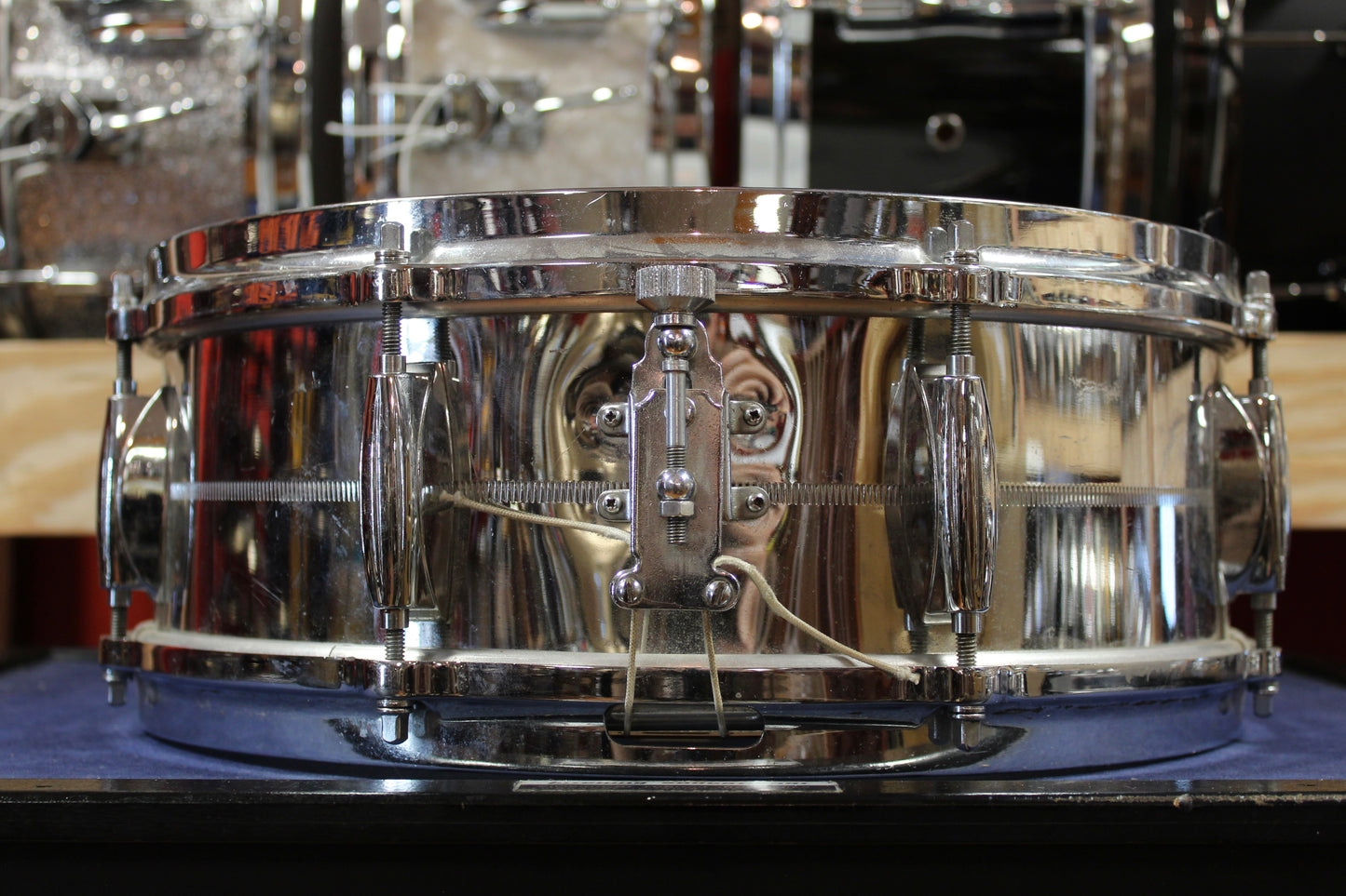 1970s Gretsch 5x14 4160 Chrome Over Brass Snare Drum