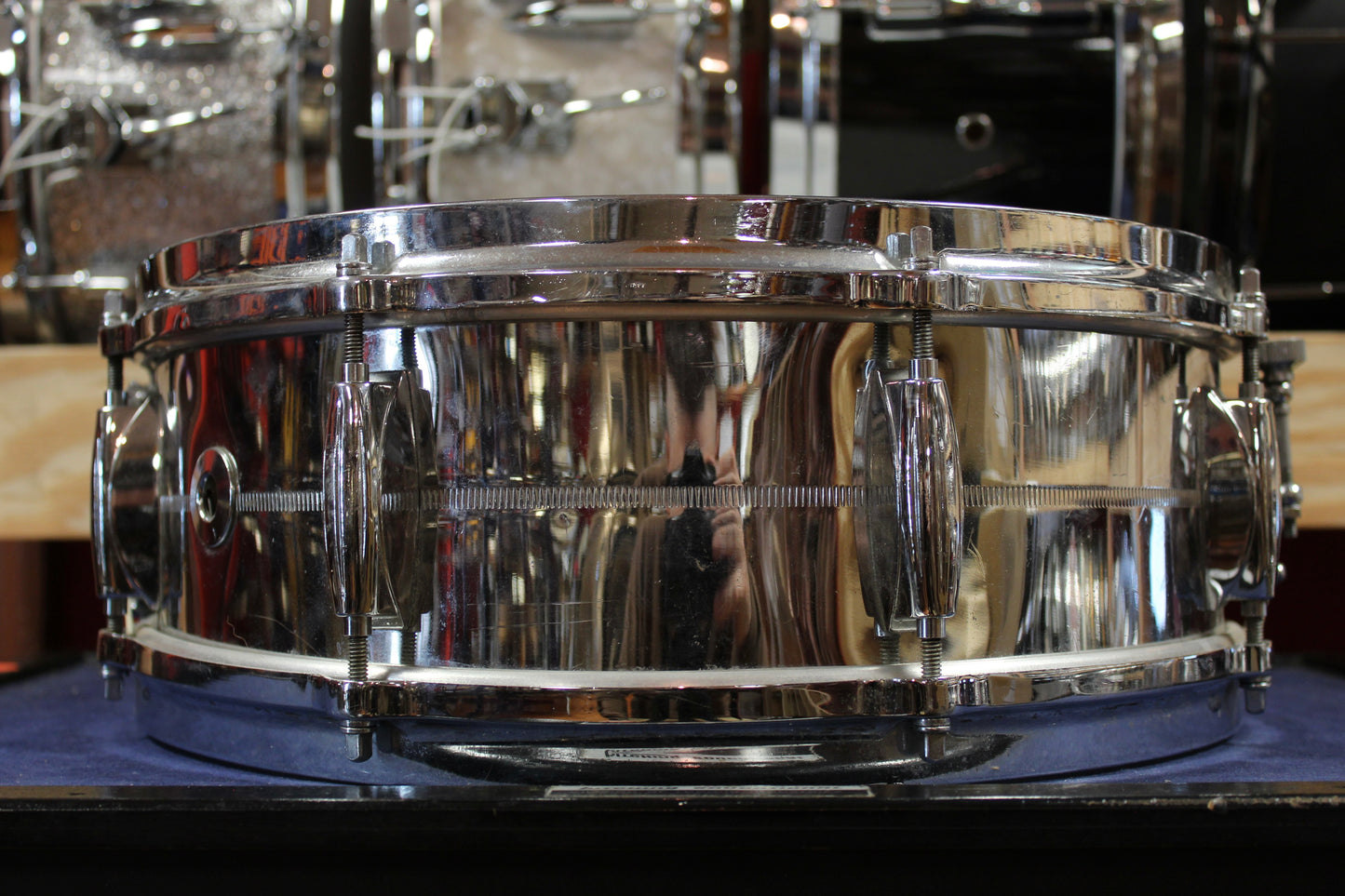 1970s Gretsch 5x14 4160 Chrome Over Brass Snare Drum