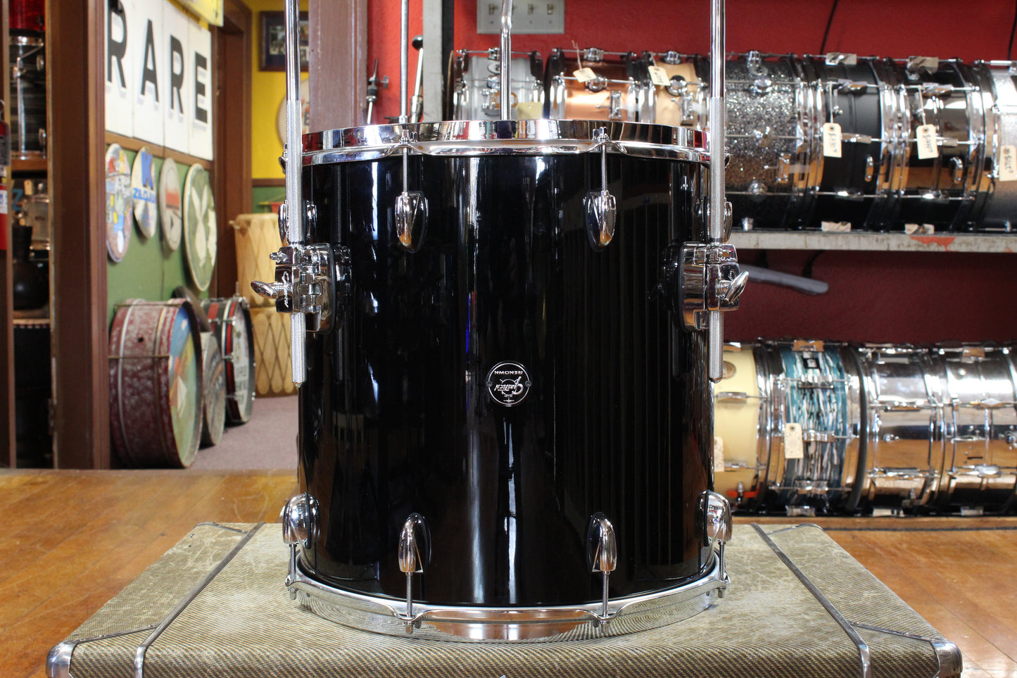Gretsch 16x16 Renown Floor Tom in Black Lacquer