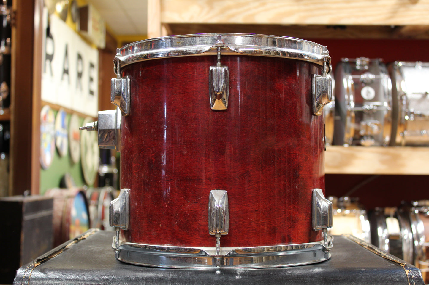 1980s Tama Superstar Outfit in Cherry Wine 16x22 11x12 12x13 16x16