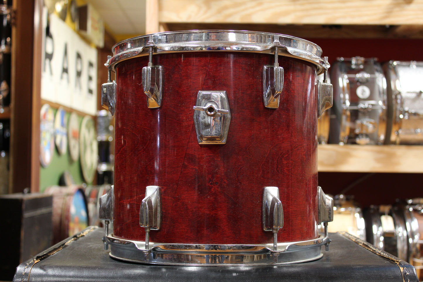 1980s Tama Superstar Outfit in Cherry Wine 16x22 11x12 12x13 16x16