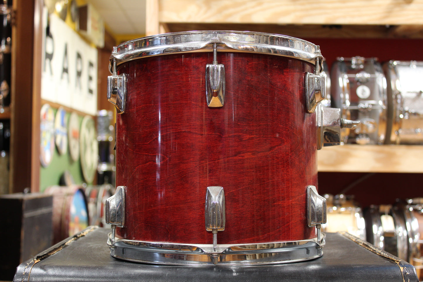 1980s Tama Superstar Outfit in Cherry Wine 16x22 11x12 12x13 16x16