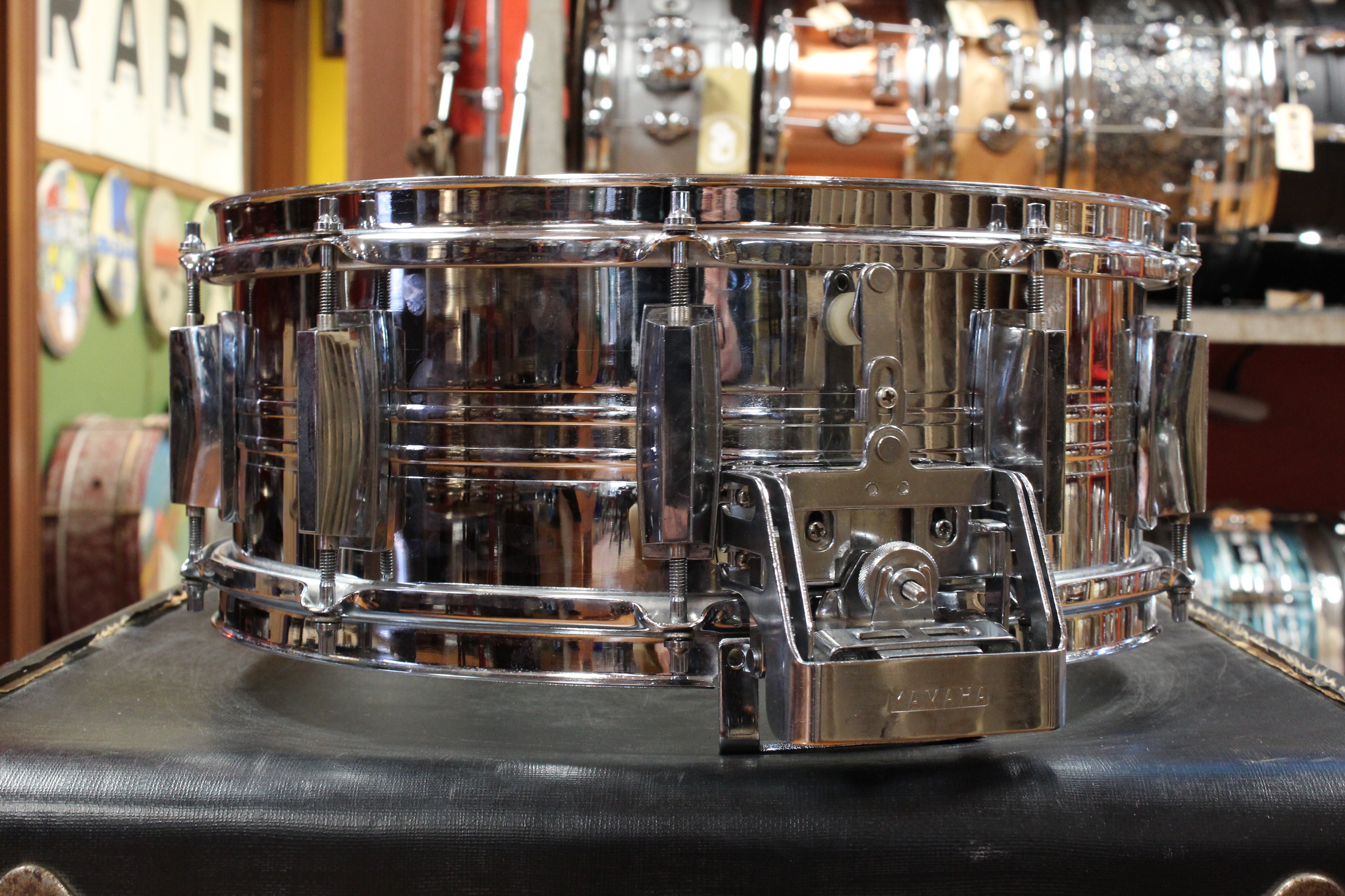 1970s Yamaha 5.5x14 SD-055MD Steel Snare Drum – Wood & Weather