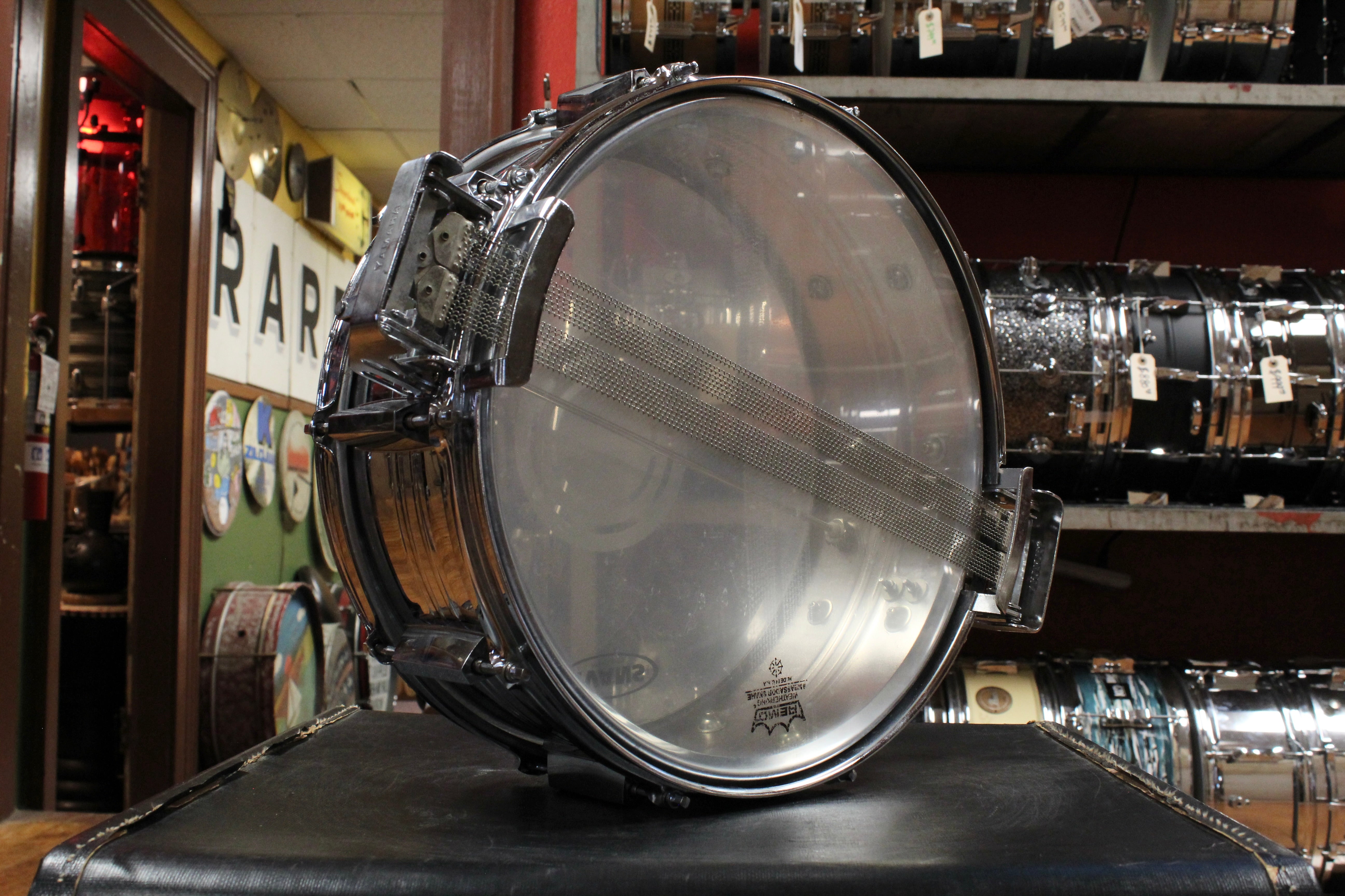 1970s Yamaha 5.5x14 SD-055MD Steel Snare Drum – Wood & Weather