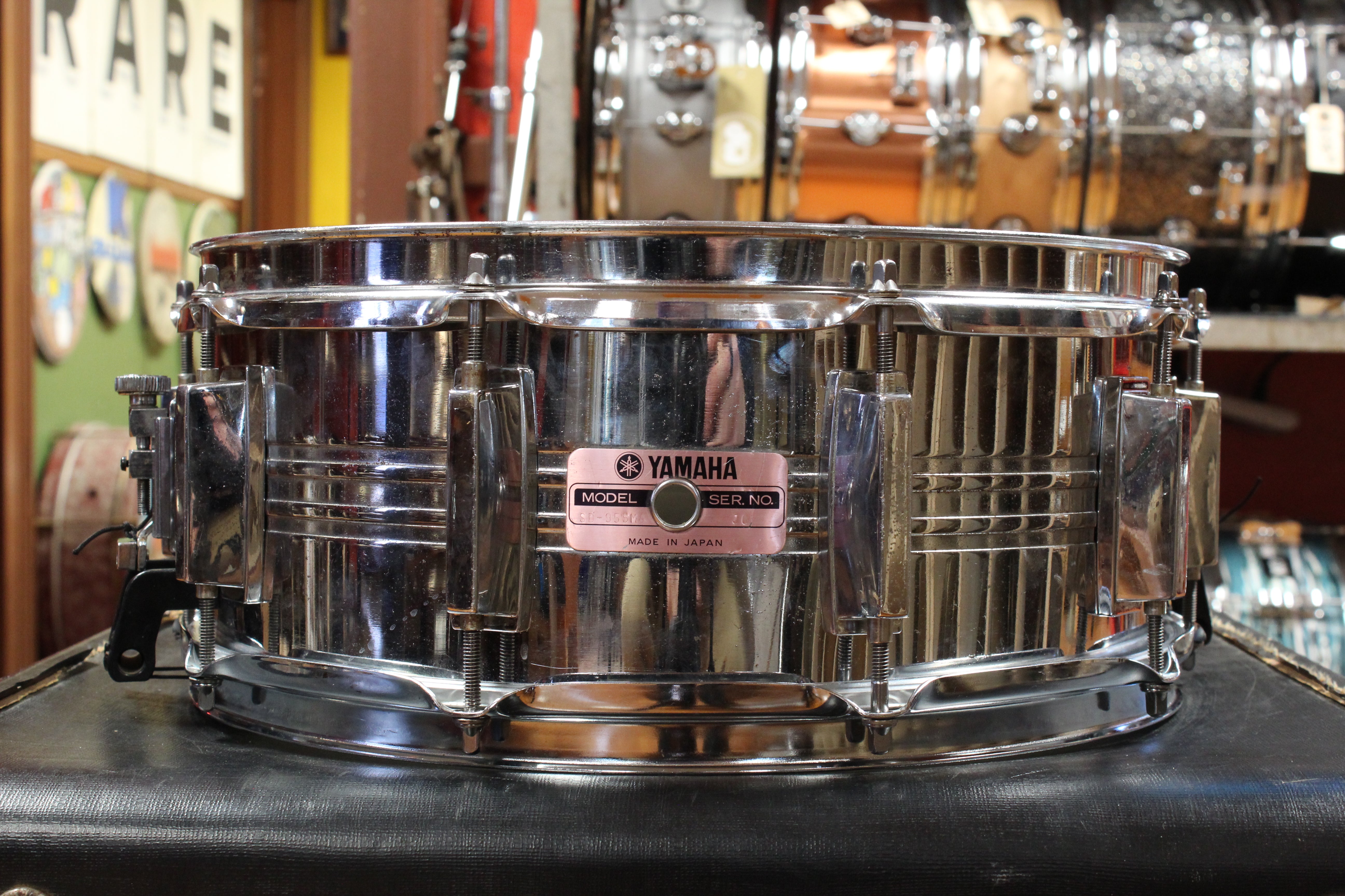 1980s Yamaha 5.5x14 SD-955MA Steel Snare Drum – Wood & Weather