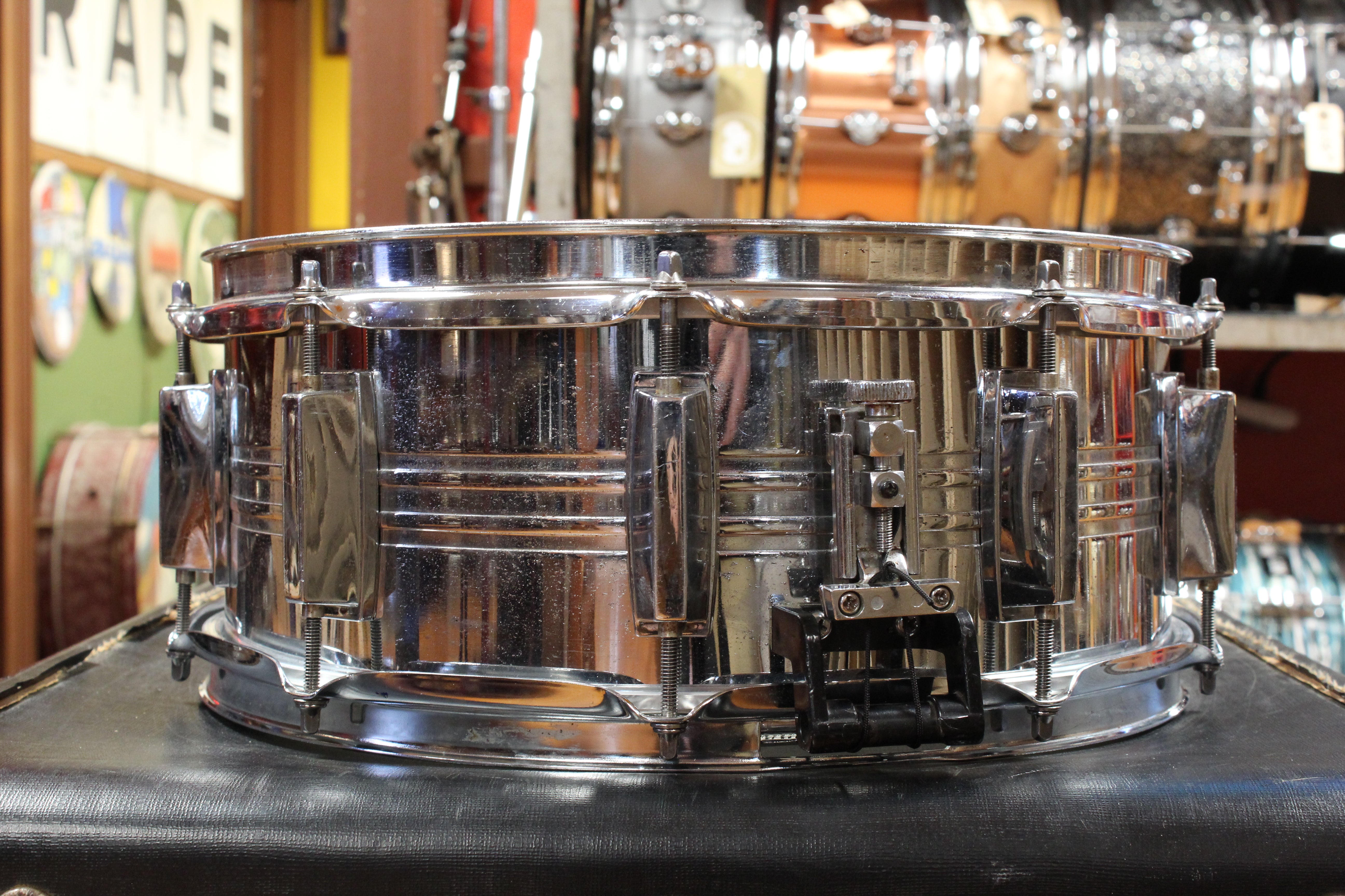 1980s Yamaha 5.5x14 SD-955MA Steel Snare Drum – Wood & Weather
