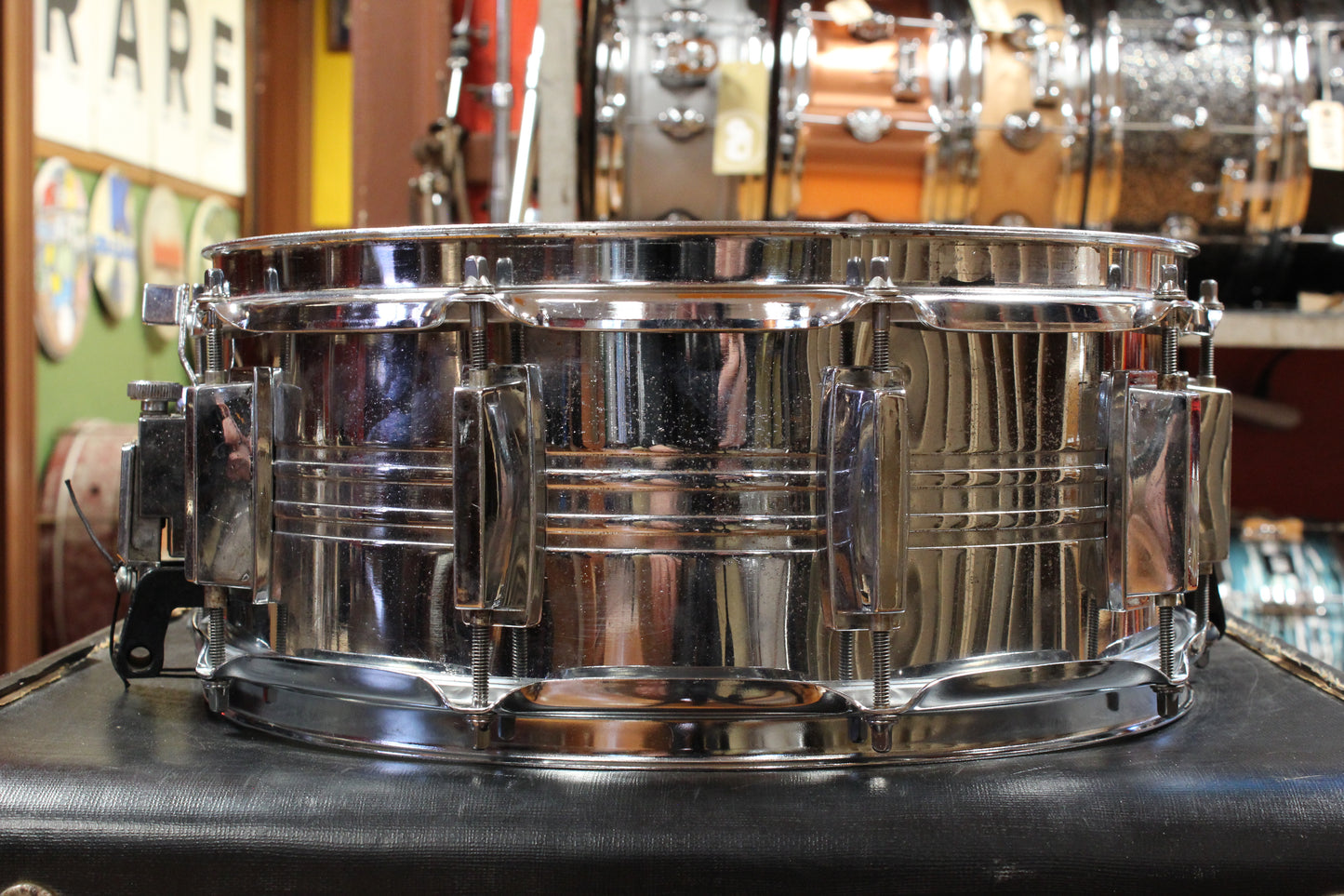 1980s Yamaha 5.5x14 SD-955MA Steel Snare Drum