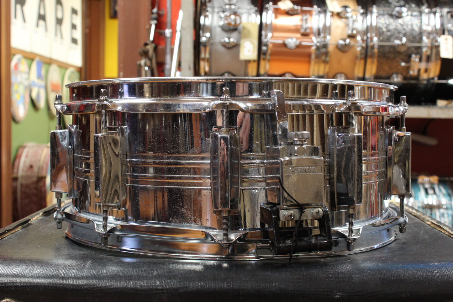 1980s Yamaha 5.5x14 SD-955MA Steel Snare Drum