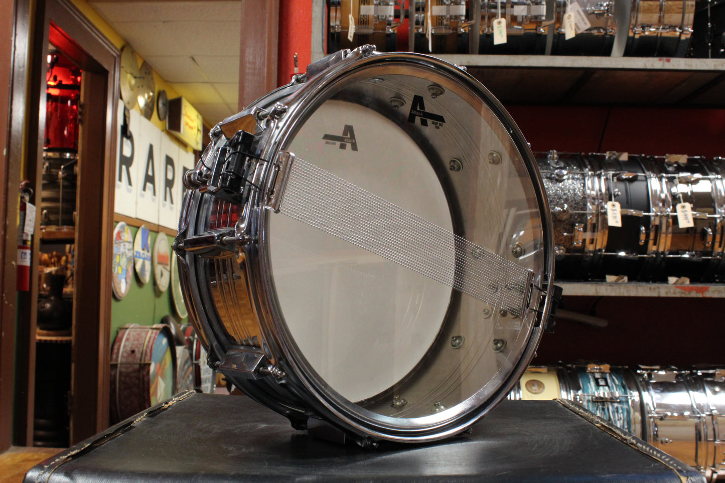 1980s Yamaha 5.5x14 SD-955MA Steel Snare Drum