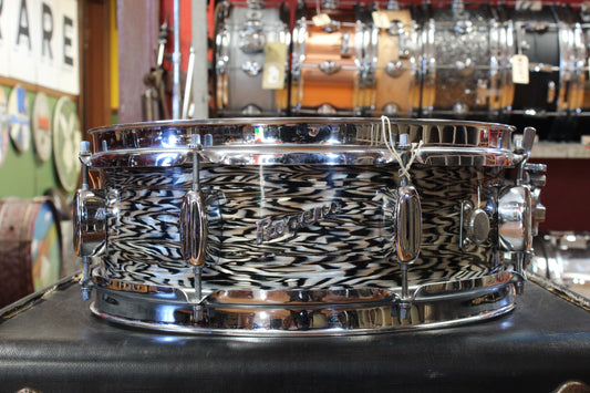 1960s Rogers 5x14 Holiday Snare Drum in Black Onyx