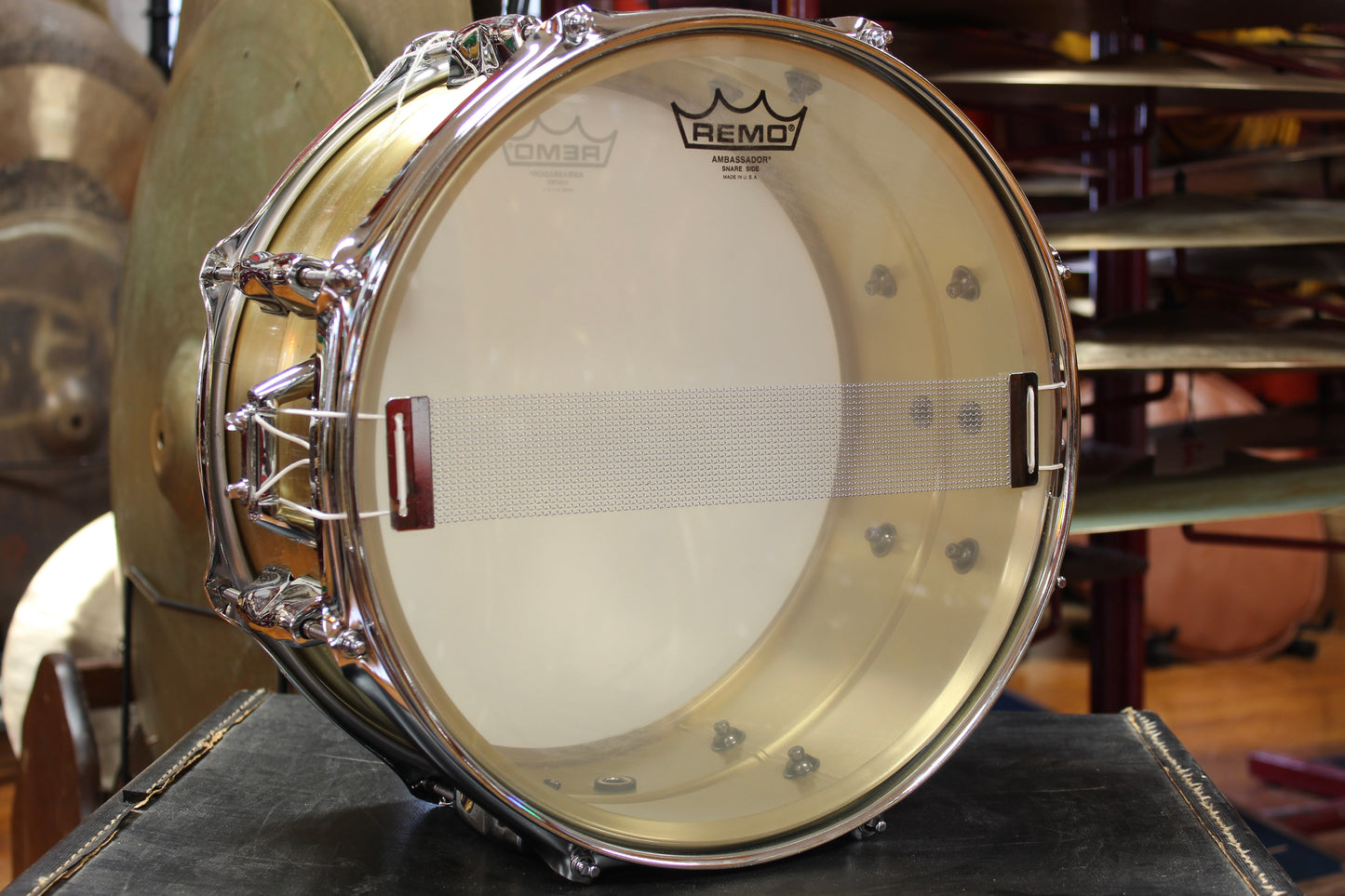 2022 Yamaha 6"x13" Brass Recording Custom Snare Drum