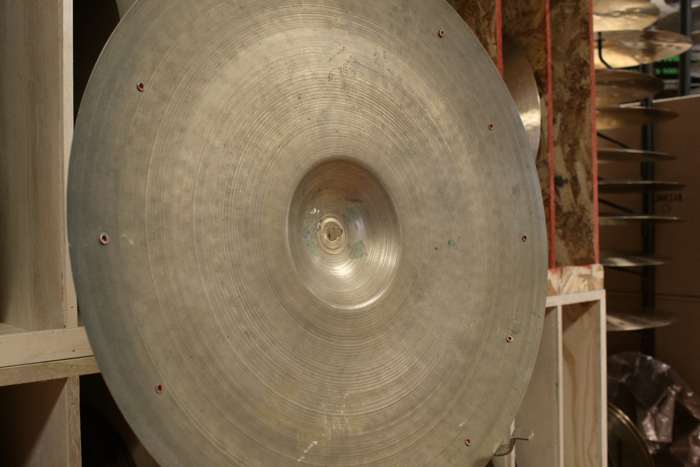 1950s A. Zildjian 21" Large Stamp Sizzle Ride 2568g