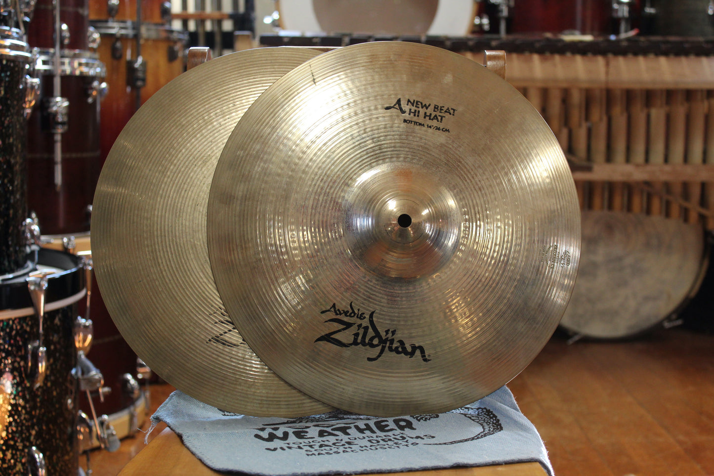 1996 A. Zildjian 14" New Beat Hi-Hats 1134/1501g