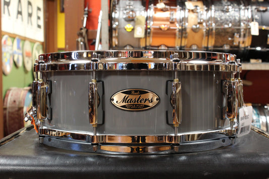 Pearl Masters Pure Maple Snare Drum 5x14 Putty Grey
