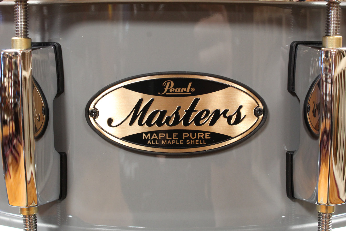 Pearl Masters Pure Maple Snare Drum 5x14 Putty Grey