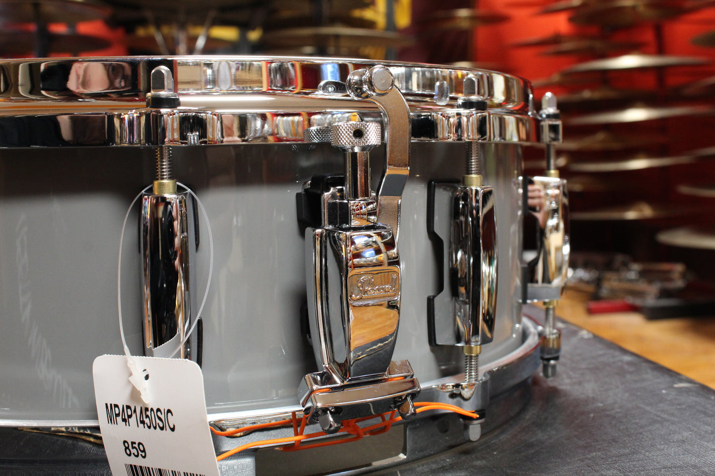 Pearl Masters Pure Maple Snare Drum 5x14 Putty Grey