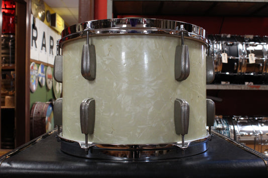 1940s Slingerland 9x13 Radio King Tom in White Marine Pearl