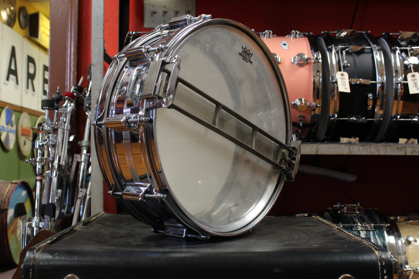 1970s Rogers 5x14 Dyna-sonic Snare Drum