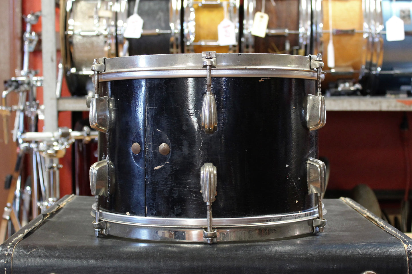 1930's Slingerland Radio King Outfit in Black Lacquer 9x22 8x12 16x16