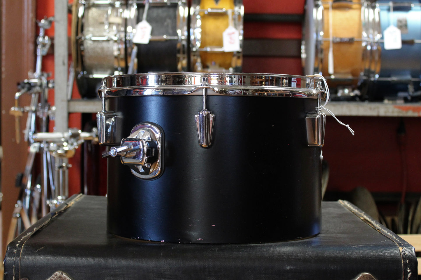 C&C Drum Company Super Flyer Outfit in Black Lacquer 8x20 8x12 14x14