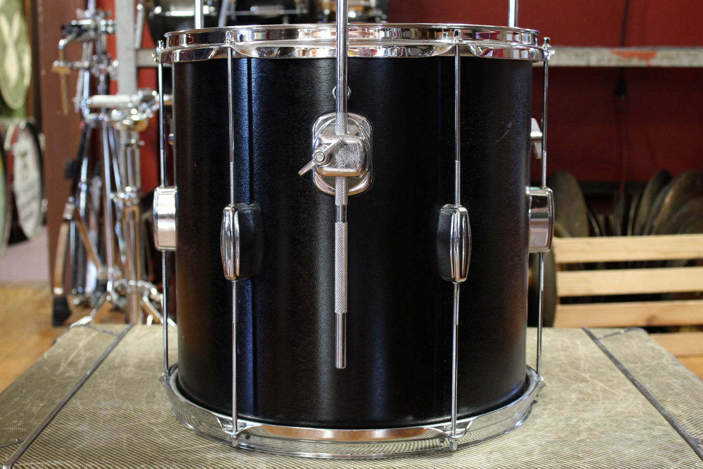 C&C Drum Company Super Flyer Outfit in Black Lacquer 8x20 8x12 14x14