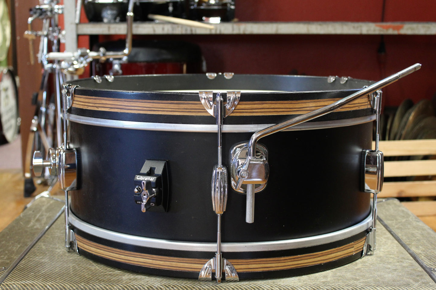 C&C Drum Company Super Flyer Outfit in Black Lacquer 8x20 8x12 14x14