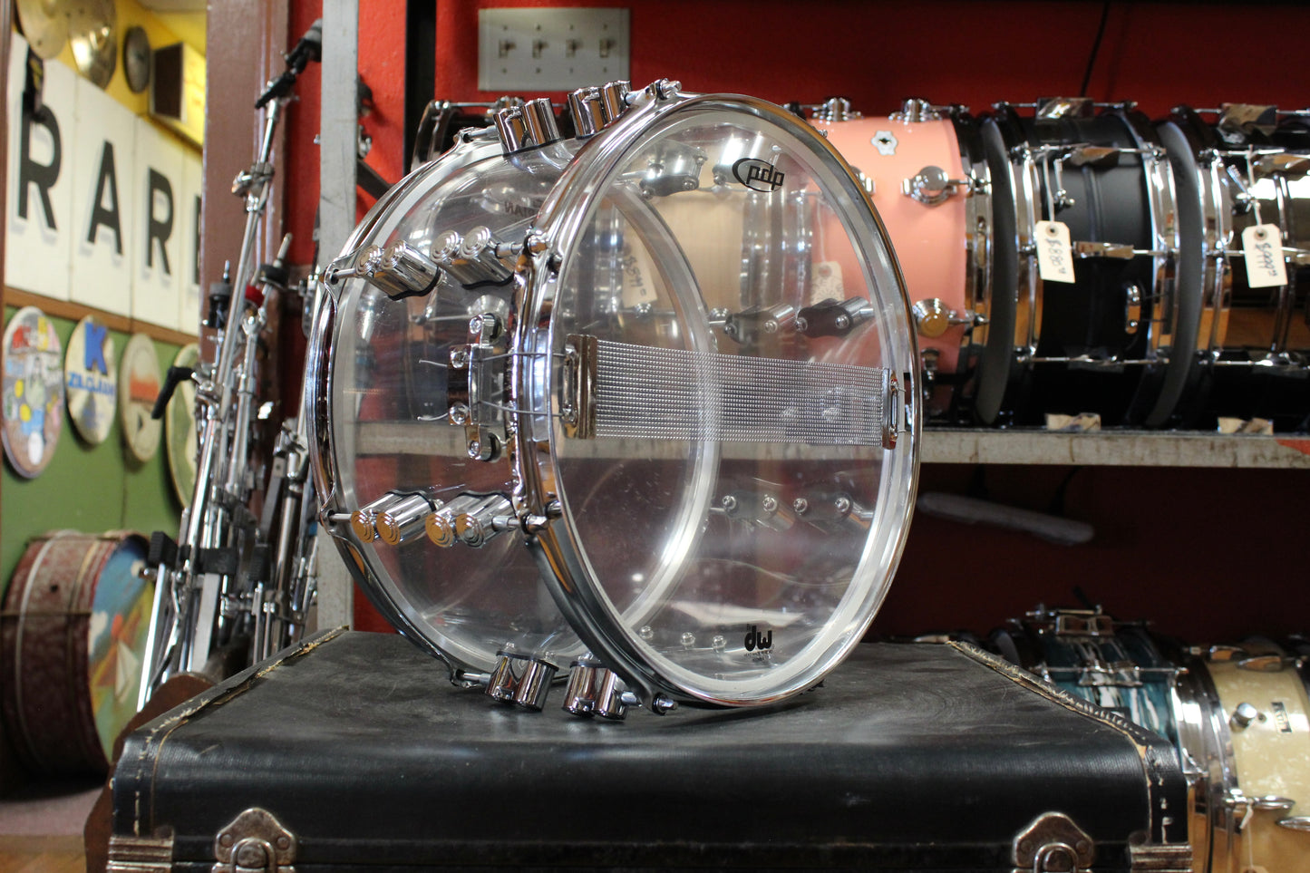 PDP 7x13 Concept Series Chad Smith Signature Acrylic Snare Drum