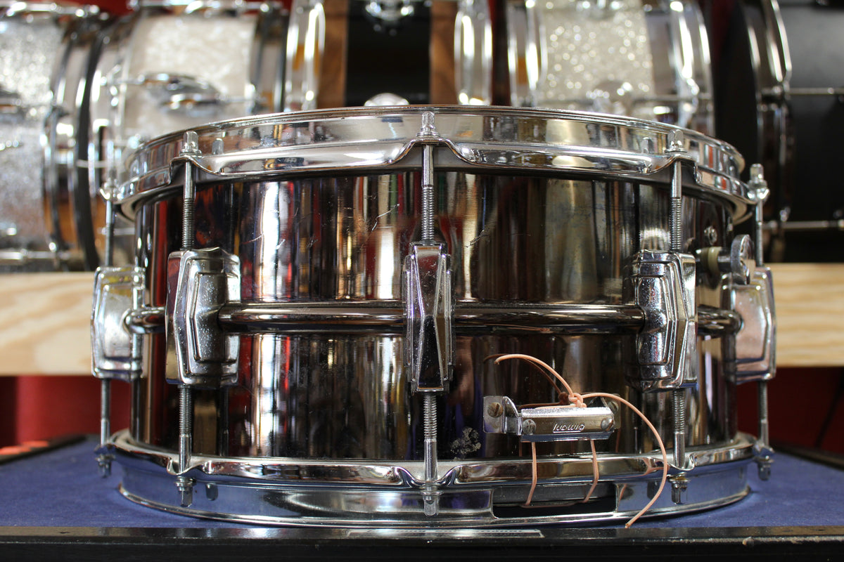 1970s Ludwig Black Beauty 6.5"x14" Snare Drum